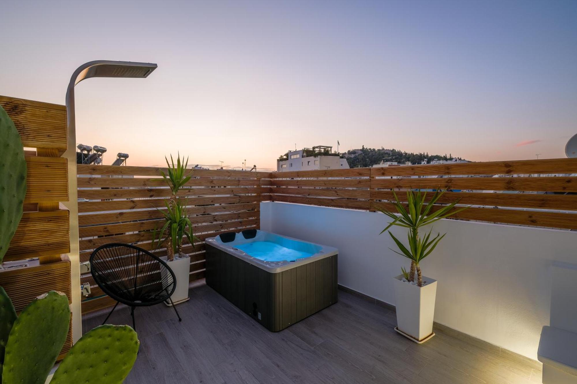 Апартаменты Acropolis View With Jacuzzi Афины Экстерьер фото