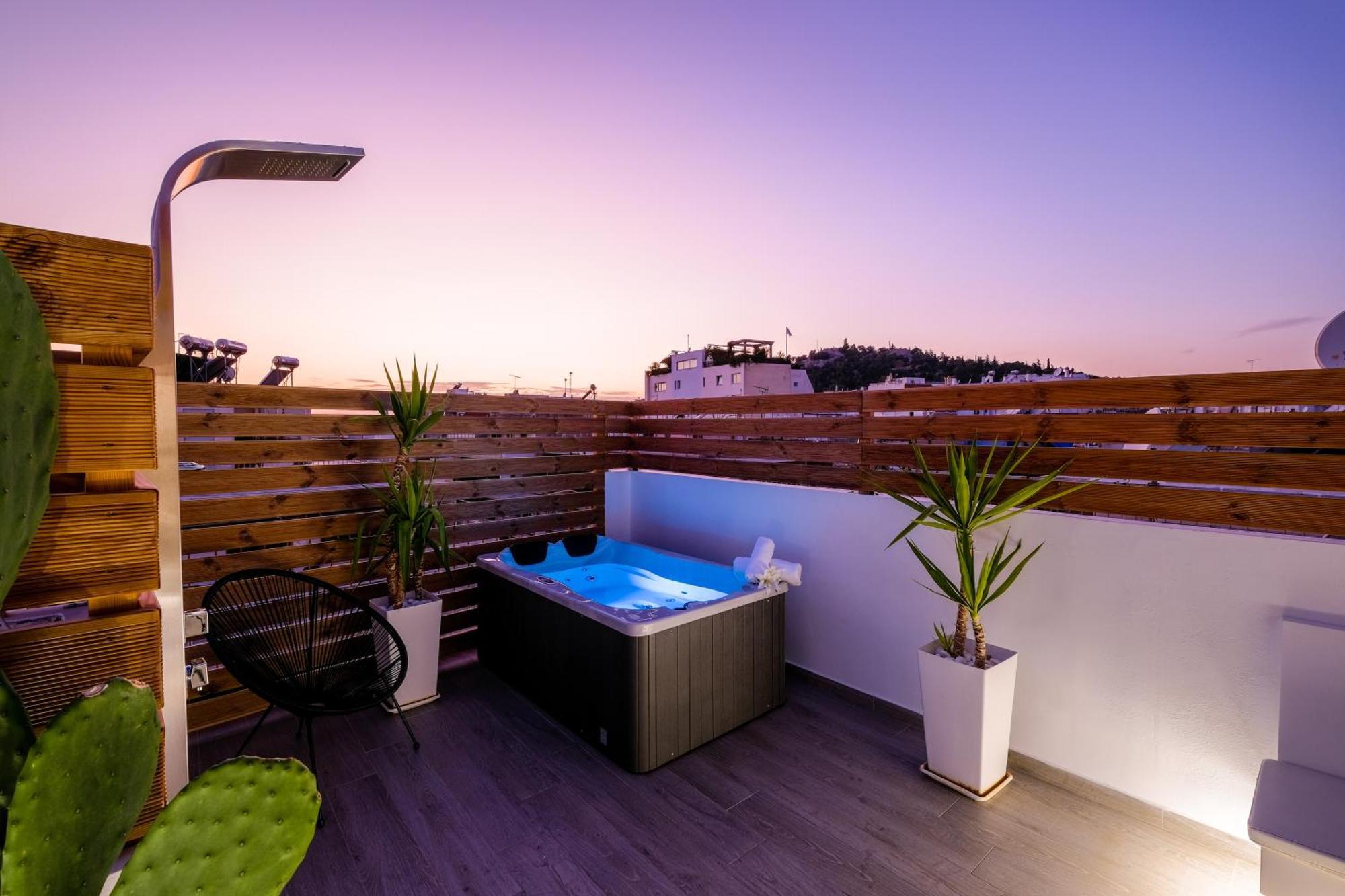 Апартаменты Acropolis View With Jacuzzi Афины Экстерьер фото