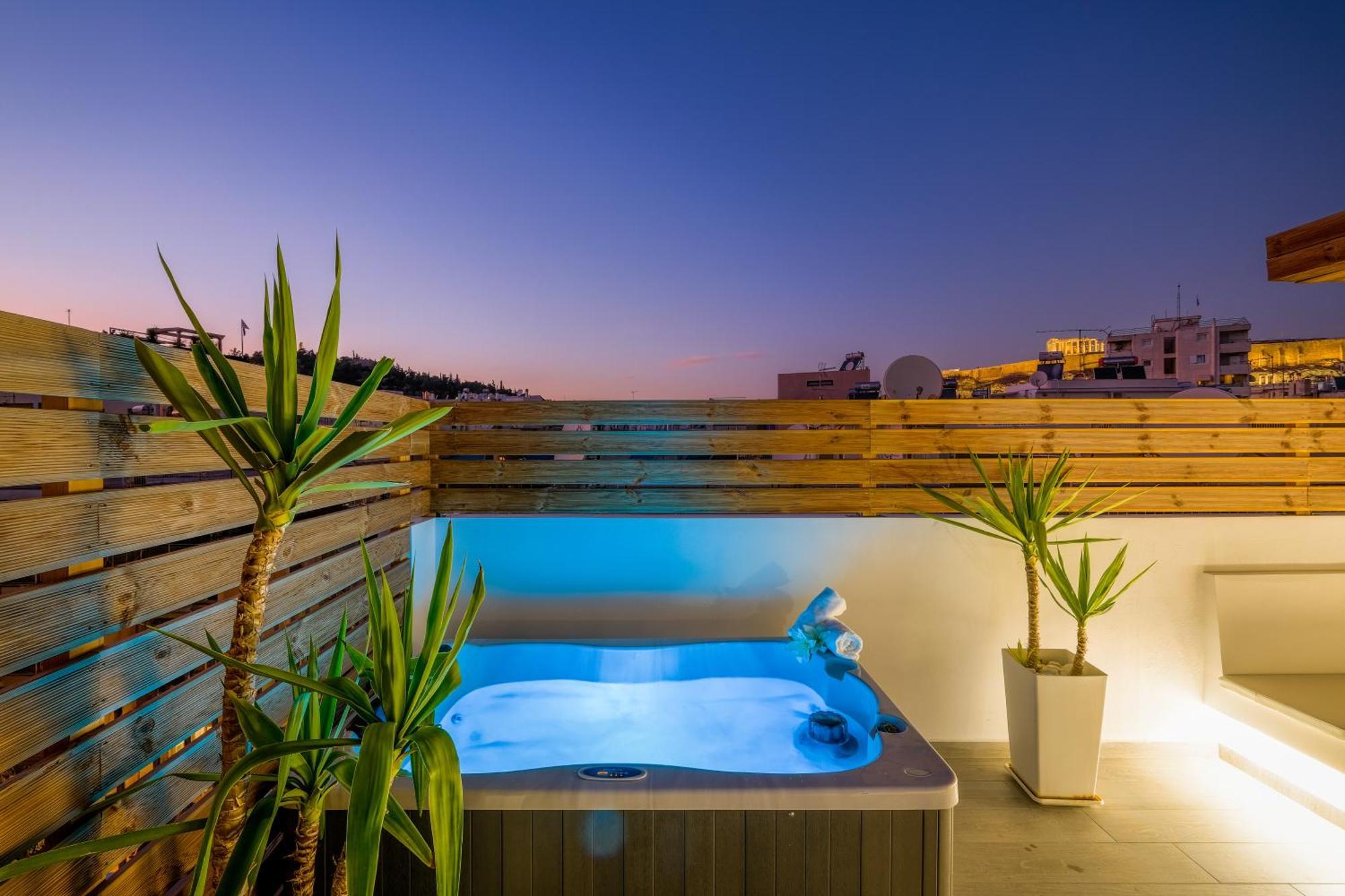 Апартаменты Acropolis View With Jacuzzi Афины Экстерьер фото
